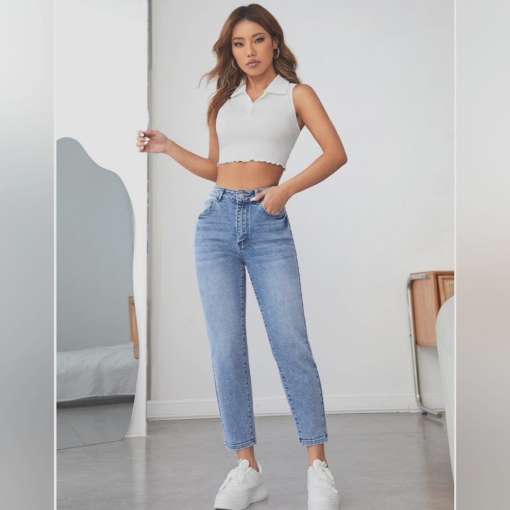 High Rise Mom Jeans